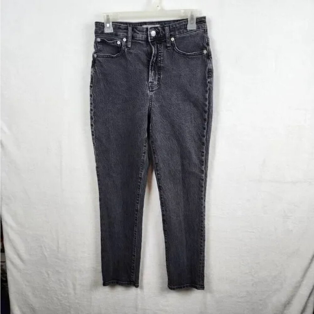 Madewell The Curvy Perfect Vintage Jean Sz 26 Lunar Wash High Rise Tapered Ankle